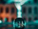 selective focus photography of lensball